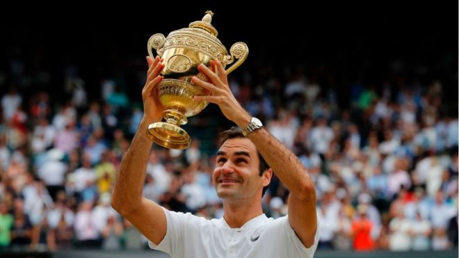 Roger Federer marca otro récord al ganar su octavo Wimbledon