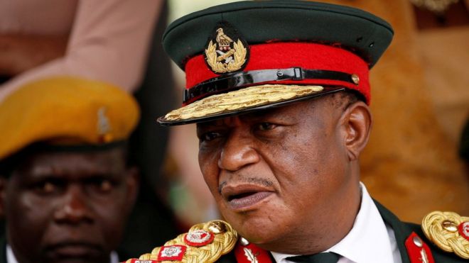 Zimbabwe takeover leader Chiwenga named Mnangagwa's deputy