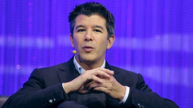 Chefe de Uber Travis Kalanick