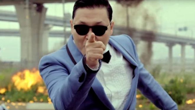 Gangnam Style ilikuwa video inayotazamwa zaidi katika mtandao wa Yutube.