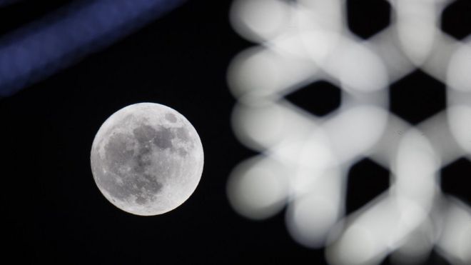 La luna vista desde Inglaterra