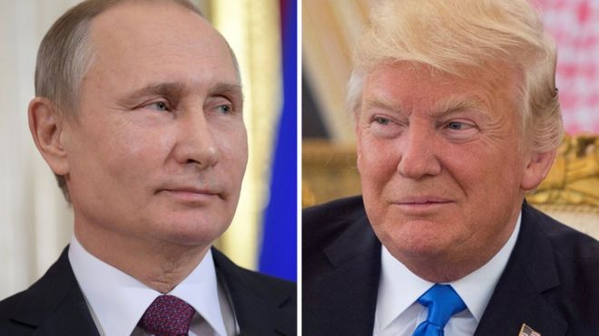 Vladimir Putin y Donald Trump