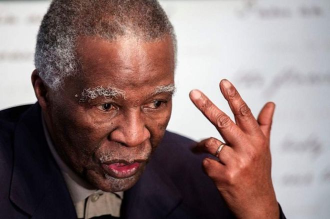 THABO MBEKI AWAUNGA MKONO WAPINZANI WA ZUMA