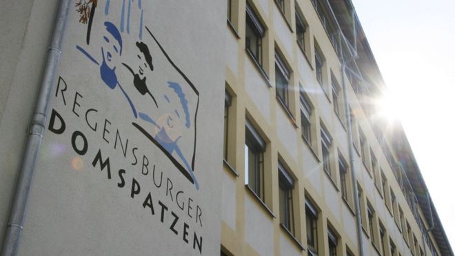 The boarding school of the famed Domspatzen (Cathedral Sparrows) choir in the southern German city of Regensburg 5 March 2010