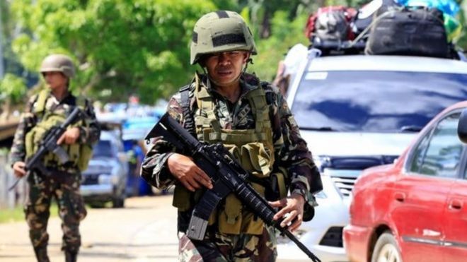 Ông Duterte đã tuyên bố thiết quân luật trong 60 ngày tại Mindanao.