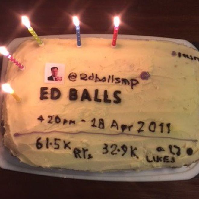 Ed Balls' Ed Balls cake