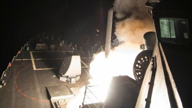 كوريا الشمالية: الغارات الجوية الأمريكية في سوريا تؤكد صواب قرارنا تصنيع أسلحة نووية _95495761_038886137