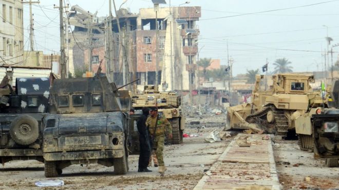 Iraqi govt forces in Ramadi (1 Jan 2016)