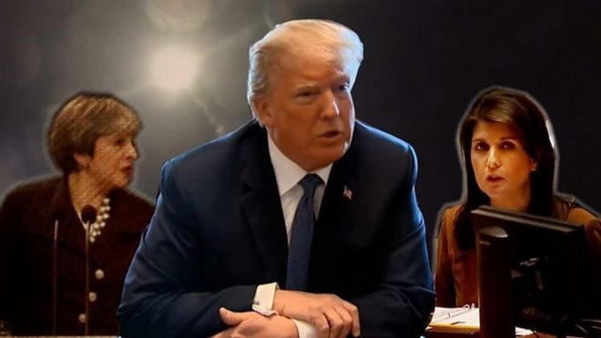 Rais wa Marekani Donald Trump amechapisha ujumbe wa Twitter kwamba Urusi inafaa 'kujiandaa' kwa kombora litakalorushwa nchini Syria