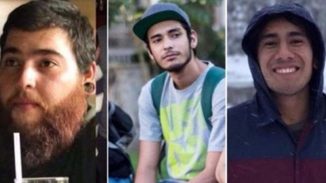 Una composición de fotos de Salomón Aceves, Marco GarcÃa y Daniel DÃaz
