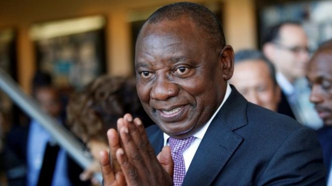 South African Deputy President Cyril Ramaphosa (file photo, May 2017)