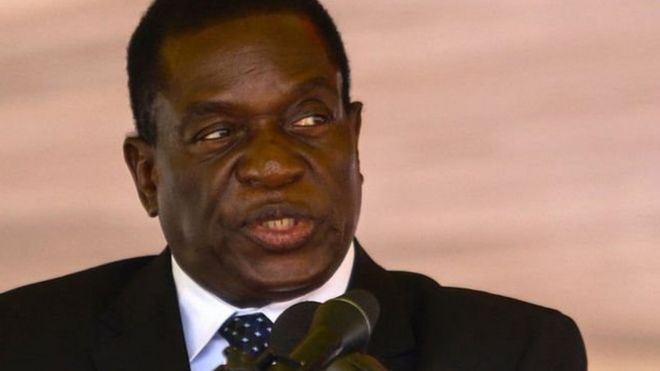 Makamu wa rais Mnangagwa anaonekana kuwa mrithi wa rais Mugabe