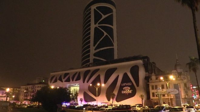 Still image of Leogrand Hotel and casino in Georgia