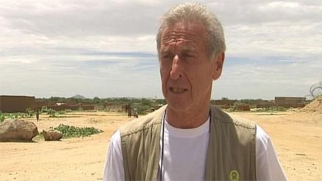 Roland van Hauwermeiren, believe to be in Chad in 2008.