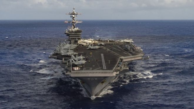 Portaaviones del USS Carl Vinson