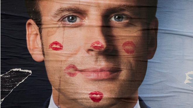 poster of Macron
