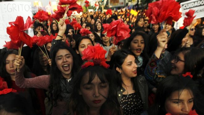 Manifestación de mujeres