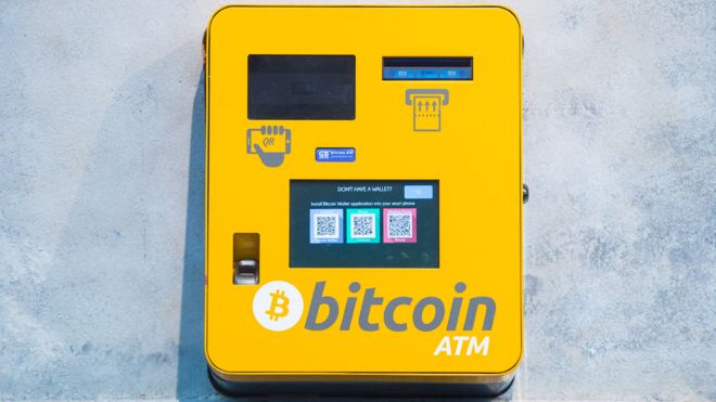 Bitcoin can be purchased online or via special ATMs