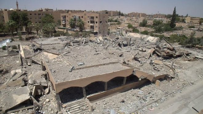 Goobjoogayaal ayaa hay'adda u sheegay in suuqa Tabqa uu ahaa meel shacab halkaas oo Mareykanka uu duqeeyay bishii Maarso ee sanadkan