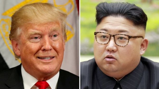 Donald Trump and Kim Jong-un