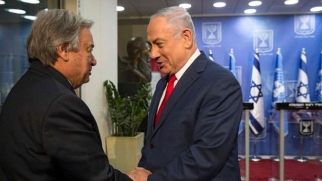 Waziri mkuu wa Israel Benjamin Netanyahu amesema kuwa Iran inatengeza kiwanda nchini Syria na Lebanon ili kutengeza makombora.