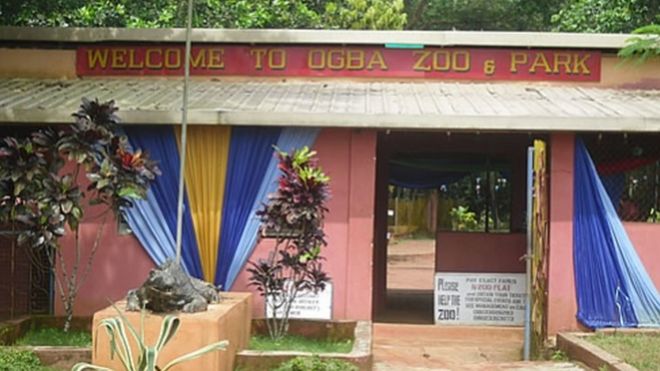 Entrance to Ogba Zoo