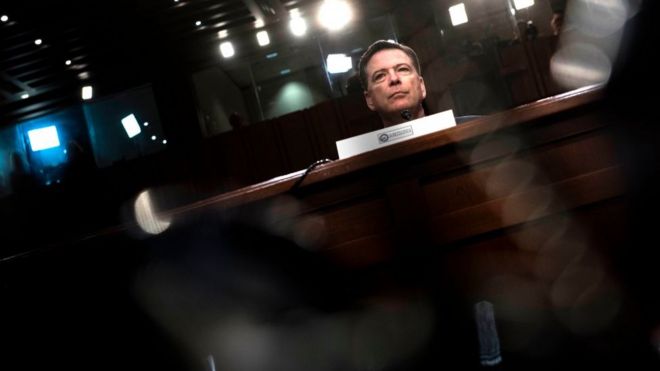 Mr Comey testifies to Congress