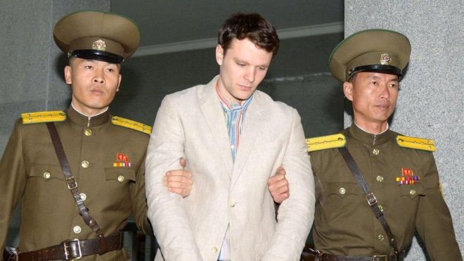 كوريا الشمالية تطلق سراح الطالب الأمريكي أوتو وارمبير _96464403_933762f7-39ff-4a03-824f-68d418a71764