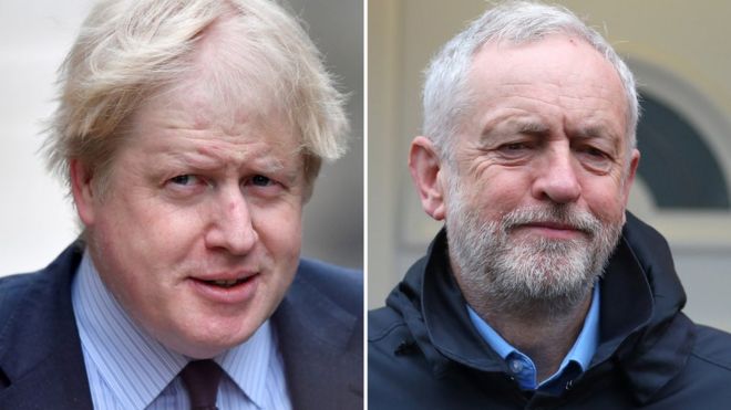Boris Johnson, Jeremy Corbyn