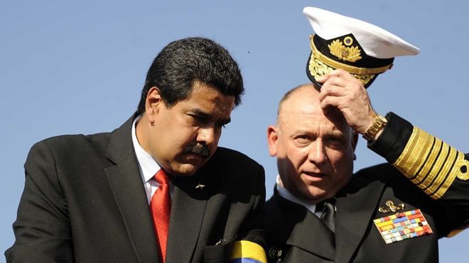 Nicolás Maduro y Diego Molero