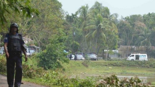 মৌলভীবাজারে জঙ্গি আস্তানা সন্দেহে দুটো বাড়িকে ঘিরে পুলিশি অভিযান চলে মার্চ মাসে