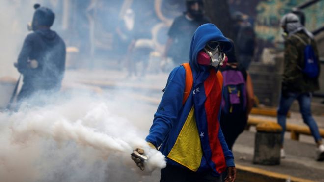 Jóvenes en protestas