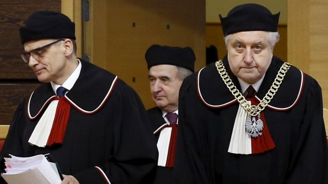 Judges of the Polish Constitutional Court. File photo