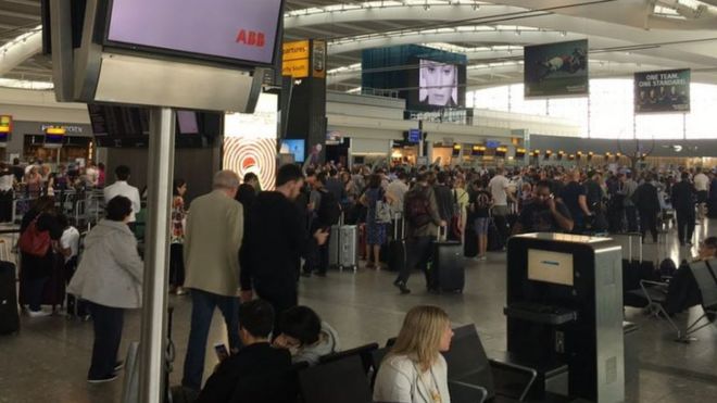 Heathrow Terminal 5 disruption