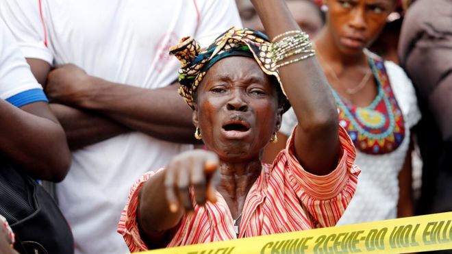 Burials for Sierra Leone mudslide victims