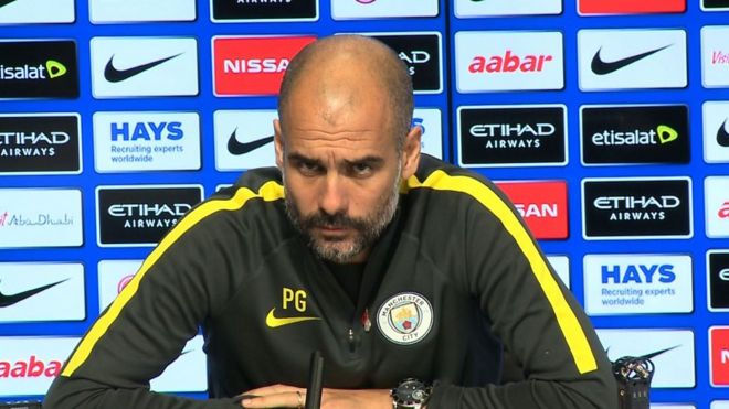 Meneja wa Manchester City Pep Guardiola