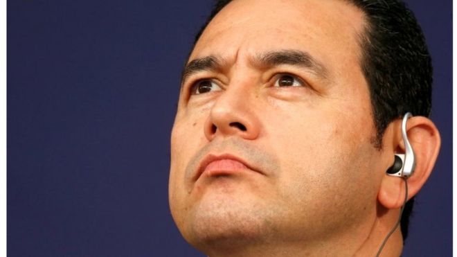 Guatemalan President Jimmy Morales