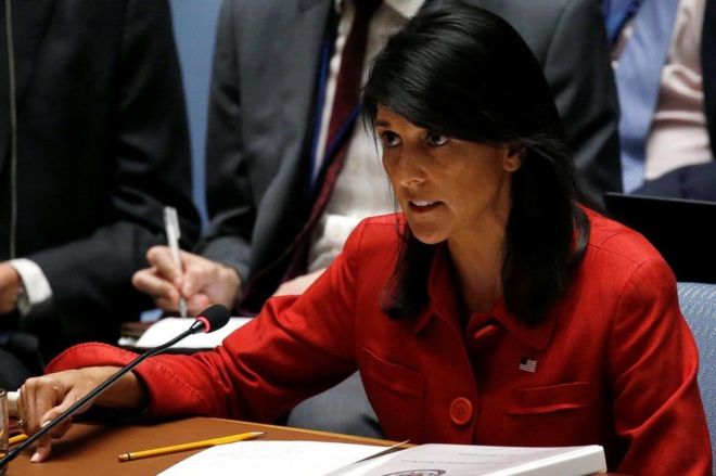 Danjiraha Maraykanka ee Qaramada Midoobay, Nikki Haley