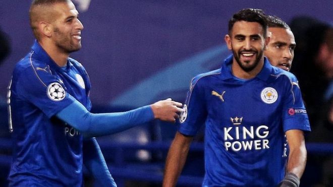 Riyad Mahrez na Islam Slimani waling'ara katika mchezo huo