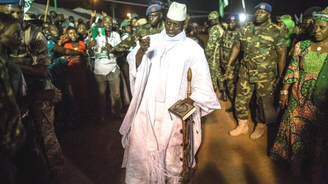 Yahya Jammeh, ancien président de la Gambie