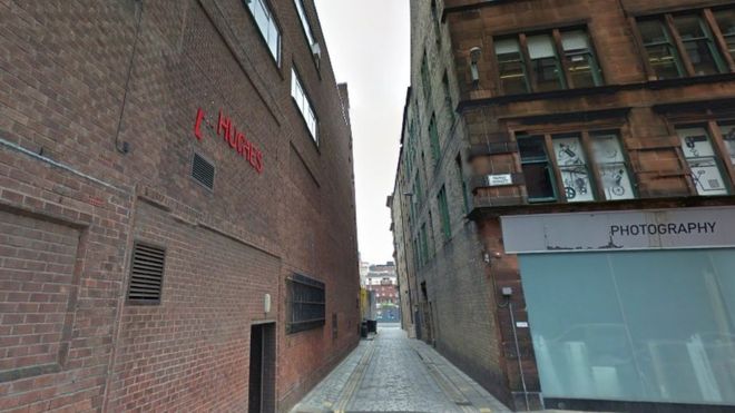 Lane between Parnie Street and Trongate, Glasgow