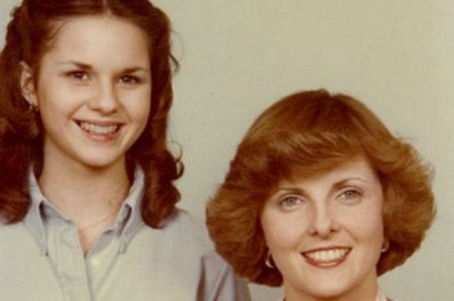 This undated family photo shows Leigh Corfman with her mother, Nancy Wells, around 1979