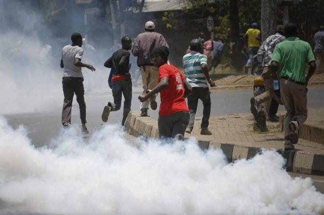 Polisi wavunja maandamano ya upinzani Kenya