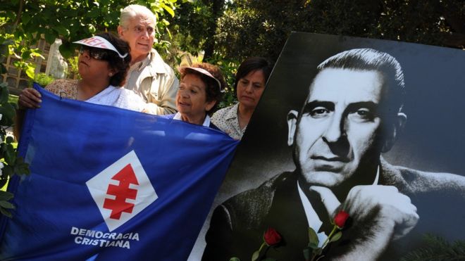 Simpatizantes de Eduardo Frei Montalva