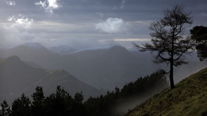 view of hills