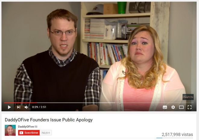 Video de disculpas de DaddyOFive