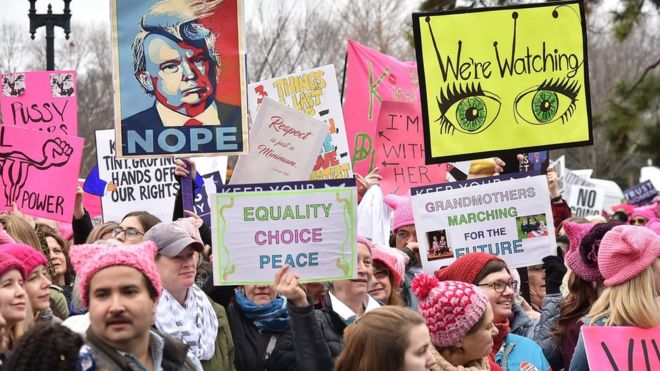 Ocak ayında Washington'da kadınların düzenlediği protesto gösterisi, feminizme olan ilgiyi artırdı