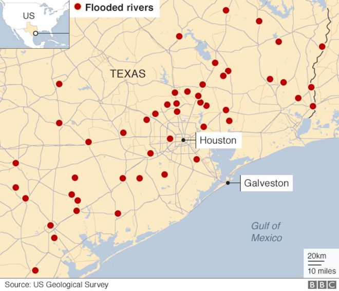 Map Of Texas Flooding