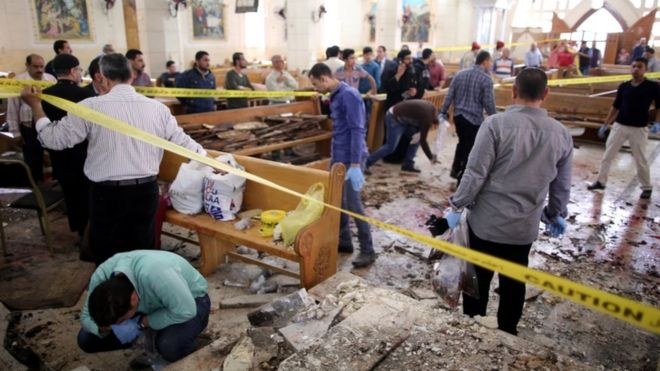 Взрыв в церкви в Египте