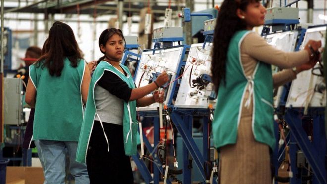 Trabajadoras mexicanas.